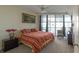 Comfortable bedroom with city view from floor to ceiling windows at 3338 Peachtree Ne Rd # 1506, Atlanta, GA 30326