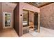 An outdoor cedar sauna, located near an inground pool, offers a relaxing retreat at 7660 Treeridge Ct, Atlanta, GA 30350