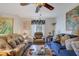 Cozy living room with comfortable seating, decorative lighting, and a warm ambiance, ideal for relaxation and gatherings at 1377 Tucker Woods Dr, Norcross, GA 30093