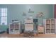 Bright and organized office with modern décor and ample storage space at 4336 Thorngate Ln, Acworth, GA 30101