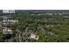 Aerial view of a neighborhood in Norcross, GA with homesites and lush greenery at 5971 Brundage Lane, Norcross, GA 30071