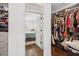 Walk-in closet leads to the primary bedroom at 5971 Brundage Lane, Norcross, GA 30071