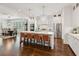 A well-appointed kitchen featuring a large island and stainless steel appliances at 5971 Brundage Lane, Norcross, GA 30071