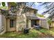 Backyard featuring an air conditioning unit, patio and privacy fence at 1523 Dillard Rd, Stone Mountain, GA 30088