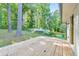 Enjoy the wood deck and backyard of this property with level area, privacy, and access to the home's exterior at 2254 Glendale Dr, Decatur, GA 30032