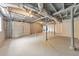 Unfinished basement featuring concrete floor and block walls providing opportunity to customize at 2254 Glendale Dr, Decatur, GA 30032