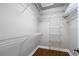 Walk-in closet with built in metal shelving at 320 Roland Manor Dr, Dacula, GA 30019