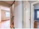 Hallway with views of doorways to the bedroom and attic at 3261 N Fulton Ave, Atlanta, GA 30354