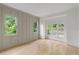 Bedroom with natural light, neutral color palette, hardwood floors and decorative trim at 370 Chicopee Dr, Marietta, GA 30064