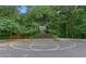 Outdoor basketball court surrounded by trees, offering a recreational space for residents at 3765 Peachbluff Ct, Duluth, GA 30097
