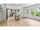 Spacious dining area offering an open layout to the updated kitchen and living spaces at 42 Riverdale St, Canton, GA 30114