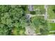 Aerial view showcasing the homes and surrounding dense canopy of mature trees at 1747 Remington Rd, Atlanta, GA 30341