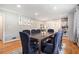 Spacious dining room with hardwood floors and a dining table with seating for ten at 1747 Remington Rd, Atlanta, GA 30341