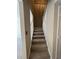 Carpeted staircase with white railing leading to the upper level of the home at 731 Hanover Se Ln, Marietta, GA 30067