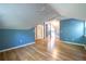 Bright bonus room with hardwood floors, ceiling fan, and natural light at 1001 Dancing Fox Rd, Decatur, GA 30032