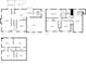 Detailed floor plan highlighting the layout of the home's living spaces, bedrooms, and utility areas at 1974 Skyland Glen Dr, Snellville, GA 30078