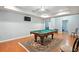 Spacious game room with a classic pool table and ample room for entertainment at 2548 Westchester Se Way, Conyers, GA 30013