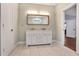 Bathroom featuring a double sink vanity with a large mirror at 1653 Terry Mill Se Rd, Atlanta, GA 30316