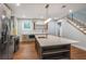 Modern kitchen showcasing a large island, stainless steel appliances, and ample cabinet space at 1653 Terry Mill Se Rd, Atlanta, GA 30316