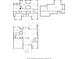 Three floor plans featuring garage, office, kitchen, living room, bedrooms, baths, and Gathering room at 2460 Drew Valley Ne Rd, Brookhaven, GA 30319