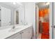 Well-lit bathroom with a white vanity and modern fixtures, featuring ample storage at 1286 Creekside Se Ter, Smyrna, GA 30082