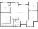 Detailed floor plan of the basement featuring a recreation room, storage, bath, and additional room at 150 Northshore Xing, Dallas, GA 30157