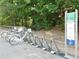 Cumberland bike share station with several bikes available for rent, promoting an active lifestyle at 3300 Windy Ridge Se Pkwy # 809, Atlanta, GA 30339