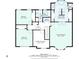 Detailed floor plan showcasing the layout of the home's second level at 2108 Yorkshire Ct, Woodstock, GA 30189