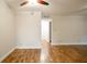 Spacious bedroom with warm wood floors, neutral paint, and a tranquil atmosphere for restful nights at 408 River Run Dr, Sandy Springs, GA 30350