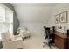 Cozy office space with neutral tones, offering a quiet workspace with natural light at 610 Woodstream Ct, Roswell, GA 30075