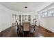 Bright dining room featuring dark wood table and matching floors at 16 Walker Ne Ter, Atlanta, GA 30309