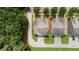 This aerial view shows well-maintained townhomes in a suburban neighborhood at 397 Cypher Dr, Suwanee, GA 30024