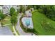 Inviting community pool area perfect for relaxation, featuring plenty of lounge chairs and a covered pavilion at 397 Cypher Dr, Suwanee, GA 30024