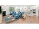 Bright and airy living room with a fireplace and hardwood floors at 1534 Bedstone Dr, Canton, GA 30114