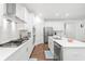 Bright kitchen featuring stainless steel appliances, ample counter space, and an open layout at 1534 Bedstone Dr, Canton, GA 30114