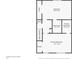 Second floor plan showcasing the primary bedroom with en-suite bathroom and closets at 687 Redland Dr # 687, Riverdale, GA 30238