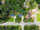 An aerial view of the neighborhood showcases tree-lined streets and the property's central location at 1467 Hewatt Rd, Lilburn, GA 30047