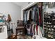 Walk-in closet providing ample space for storage and organization at 1467 Hewatt Rd, Lilburn, GA 30047