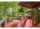 Relaxing outdoor balcony surrounded by lush trees, offering a private and serene space at 2016 Castleway Ne Dr, Atlanta, GA 30345