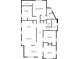 Detailed floor plan of the home showcasing the layout of rooms, kitchen, bedrooms, and living spaces at 58 Bisbee Se Ave, Atlanta, GA 30315
