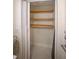 Bathroom closet features shelving and tiled floors at 1327 Rupert Rd, Decatur, GA 30030