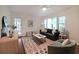 Bright living room with hardwood floors, stylish furniture, and large windows allowing for natural light at 1327 Rupert Rd, Decatur, GA 30030