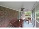 Cozy screened porch with outdoor furniture for relaxing or entertaining at 1327 Rupert Rd, Decatur, GA 30030