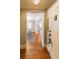 Inviting condo entrance showcasing hardwood floors and opening to the dining area and other rooms at 2 Collier Nw Rd # 5, Atlanta, GA 30309