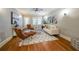 Bright and stylish living room with hardwood floors, modern furniture and lots of natural light at 2 Collier Nw Rd # 5, Atlanta, GA 30309