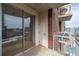 Private balcony with sliding glass doors offers city views from this condo at 285 Centennial Olympic Park Nw Dr # 1407, Atlanta, GA 30313