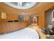 Modern condo lobby with sleek reception desk and tiled floor at 285 Centennial Olympic Park Nw Dr # 1407, Atlanta, GA 30313