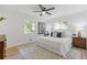 Sunlit bedroom features stylish decor and a comfortable king-sized bed at 3008 Ridgeside Ct, Atlanta, GA 30341