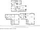 Detailed floor plan showcasing the layout of the main and second levels of the house at 4000 Red Canoe Bnd, Lilburn, GA 30047