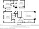 Floor plan of the second level showing bedrooms, bathrooms, and laundry area at 4000 Red Canoe Bnd, Lilburn, GA 30047